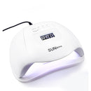 Lámpara de uñas LED Lámpara de uñas 140W Máquina de manicura con todas las funciones con máquina de taladro de uñas de 35000Rpm y colector de polvo al vacío de 40W