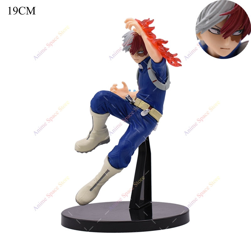 16-24 cm Anime Cartoon Figur My Hero Academia Izuku Midoriya Shouto Todorok Bakugou Cross my body PVC Action Amazing Hero Toys