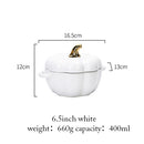 Pumpkin Shape Baking Bowl With Lid Glaze Au Gratin Soup Salad Bowl Kitchen Bakeware Oven Party Baking Pan Supplies
