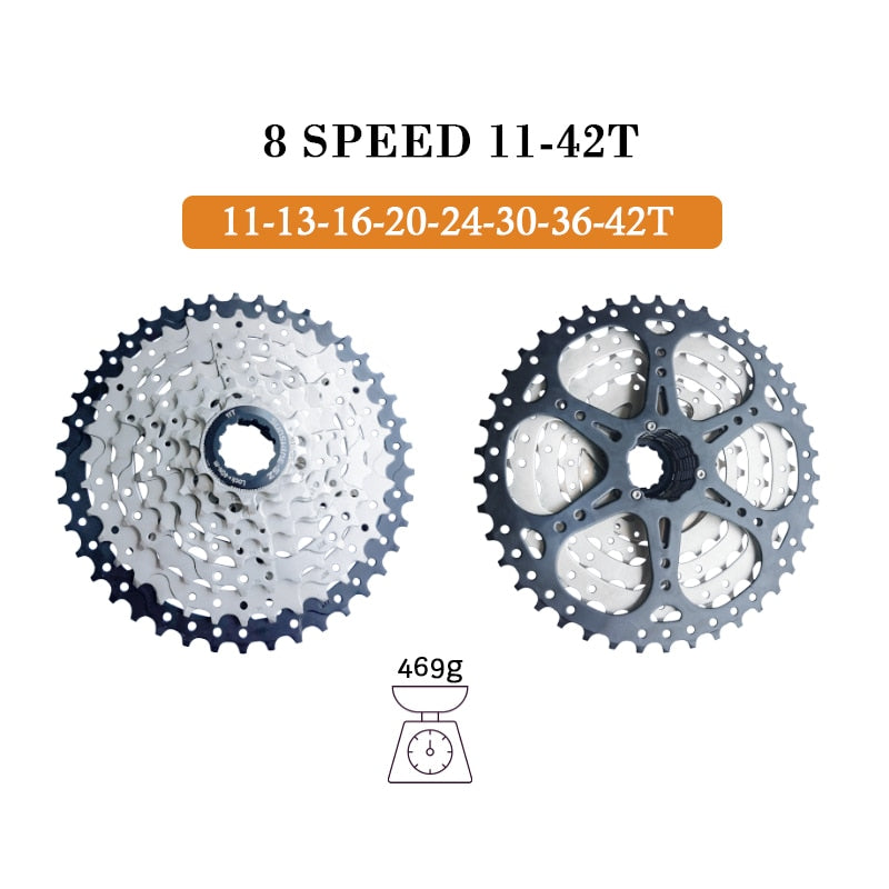 Sunshine bicicleta de montaña 8 9 10 11 12 velocidades Velocidade bicicleta Cassette MTB rueda libre piñón 36T 40T 42T 46T 50T 52T para SHIMANO