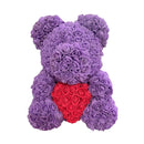 Regalos para mamá Oso rosa 25 Cm / 40 Cm Flores artificiales Rosa Oso de peluche Aniversario de bodas Regalos de cumpleaños para su novia Mujer