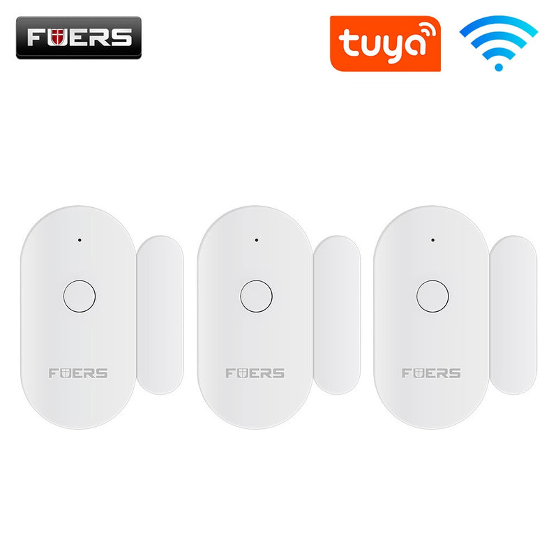 Fuers Tuya Smart Home WiFi Door Sensor Door Open Detectors Security Protection Alarm System Home Security Alert Security Alarm