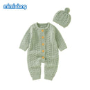 Baby Strampler Gestrickte Neugeborene Jungen Overalls Herbst Langarm Kleinkind Mädchen Pullover Kleidung Kinder Overalls Winter