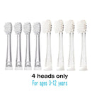 Seago Kids Sonic Electric Toothbrush 2 Mins Smart Timer Children Sonic Tooth Brush Colorful Led Light Brush Waterproof  Gift