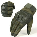 Motorradhandschuhe aus PU-Leder mit Touchscreen