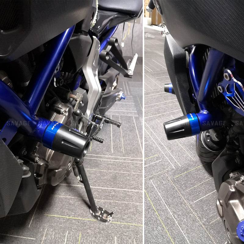 Protector de choque de deslizadores de marco de MT-07 para YAMAHA MT07 2014-2023 FZ07 Tracer 700/GT 7 accesorios de motocicleta almohadilla de protección contra caídas