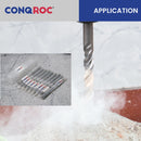 9 Stück 160 mm Steinbohrer-Set SDS Plus-Schaft Hartmetall-Kreuzspitze für Elektrohammer Durchmesser 5&amp;6&amp;6&amp;8&amp;8&amp;10&amp;12&amp;14&amp;16mm