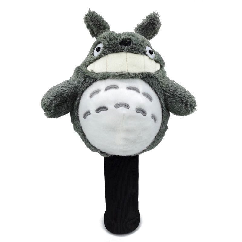 Animal Golf Wood Head Covers Golf Driver Fairway Headcover Plush Totoro Protecter Mascot Novelty Cute Gift