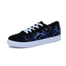 Frühling Herbst Herrenschuhe Mode Graffiti Herren Sneaker Leichte Herrenschuhe Lässig Low Top Atmungsaktiv Schwarzer Mann Segeltuchschuh L6