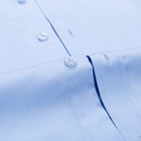 Camisa de vestir elástica antiarrugas para hombre, camisas de manga larga de fibra de bambú para hombre, Camisas sociales formales, camisas blancas sin bolsillo