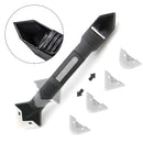 5 STÜCKE 3 In1 Glaskleber Winkelschaber Silikonwerkzeug Schaufel Binder Gummischaufel Gereedschap Entferner Winkelnaht Spachtel