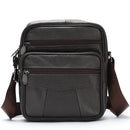 Bandolera WESTAL para hombre, bandolera informal de piel auténtica, Mini bandolera para hombre, bandolera pequeña para hombre, para teléfono 7362