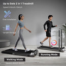 WalkingPad 10km/h Faltbares Laufband R2 Gehen und Laufen 2 IN 1 Laufband Home Gym Fitnessgeräte, Laufband unter dem Schreibtisch
