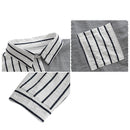 Shintimes Gestreifte Casual Taschen Langarm Shirt Frauen Baumwolle Bluse Damen Kleidung 2022 Knopf Damen Tops Chemisier Femme