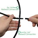 KESLA 5–100 m Gartenbewässerungsschlauch 4/7 mm PVC-Mikrobewässerungsrohr Tropfbewässerungsschlauch Sprinkler 1/4 Zoll Rasen Balkon Gewächshaus