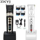 Baorun Haarschneidemaschine Tierhaarschneider Welpenpflege Elektrorasierer Set Katzenzubehör Keramikklinge Kabelloses Ladezubehör