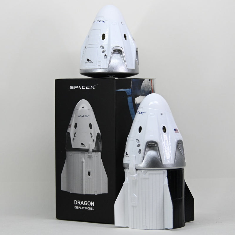 SpaceX modelo Starship Rocket modelo Dragon CrewDragon nave espacial astronauta modelo exquisito adornos de escritorio regalo para hombres