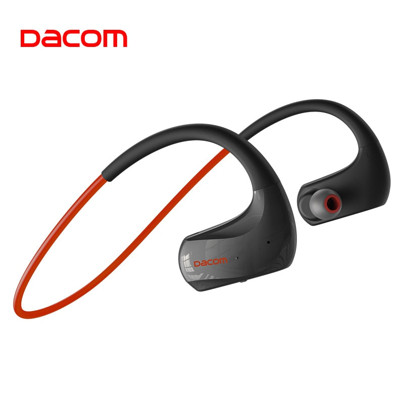 DACOM G93 Sport-Bluetooth-Kopfhörer Bass IPX7 Wasserdichter kabelloser Kopfhörer Lauf-Headset mit Mikrofon für iPhone Xiaomi Huawei