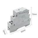 Tuya Smart WiFi Strom KWH Meter Din Rail Einphasig 110V 230V mit 50A 63A CT AC Meter App Echtzeit Monitor Power
