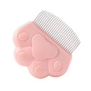 Haustier-Massagebürste Muschelförmiger Griff Haustierpflege-Massagewerkzeug zum Entfernen loser Haare Nur für Katzen-Haustierbedarf