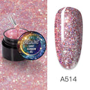 ROSALIND Gel-Nagellack-Set Shiny Platinum Nails Art für die Maniküre Nail Gel Lak UV-Farben Top Base Coat Primer Hybrid-Lacke