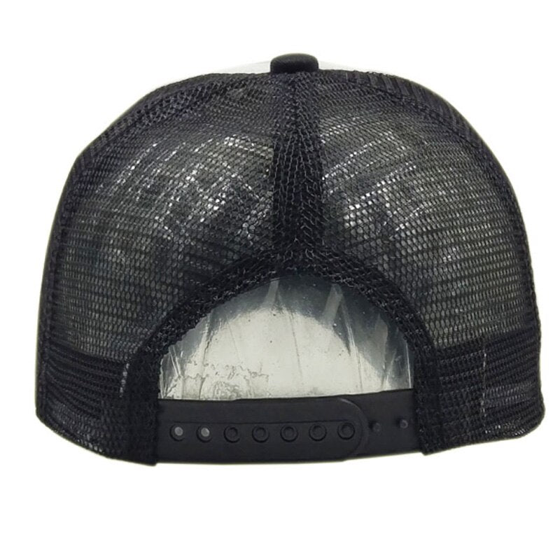 Gorra de béisbol de malla de marca para hombres y mujeres, gorra Snapback de verano con letras bordadas, gorras ajustadas, gorra informal para papá, gorras de hueso para hombre