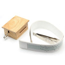 15-Ton-Hand-Spieluhr mit 10 Lochstreifen-Locher-Holzkiste und Musik-Sport-Box-Papier mit Geschenk-Hand-Schüttel-Spieluhr-Geschenk