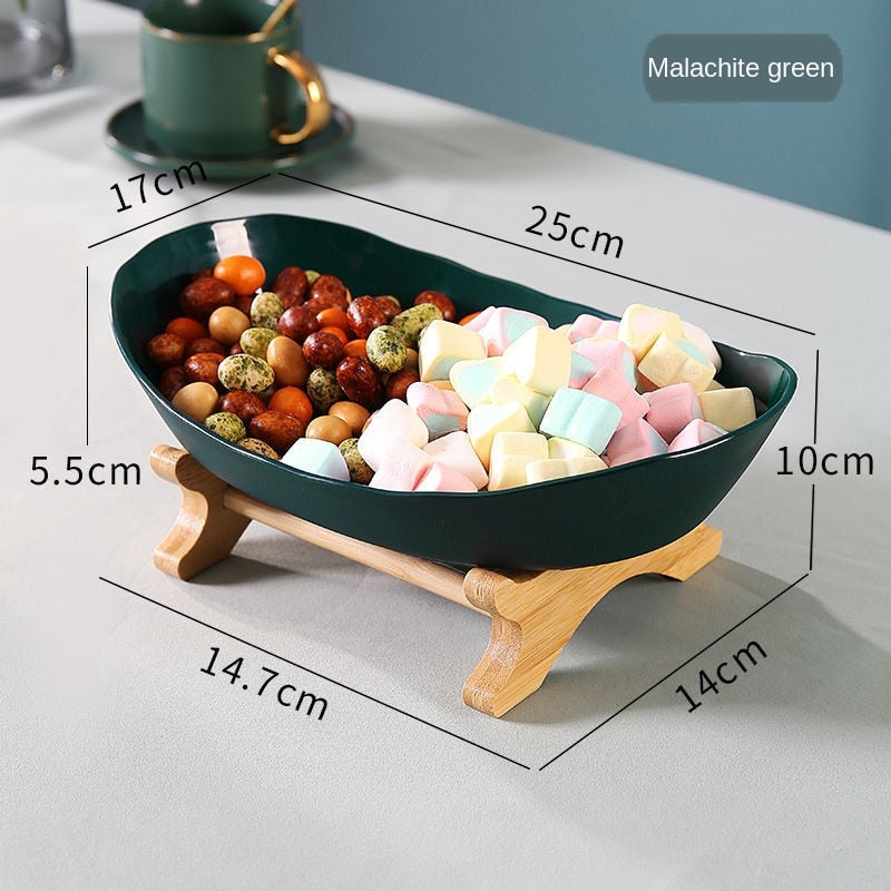 2021 sala de estar hogar plato de fruta de plástico de tres capas plato de aperitivos creativo moderno cuenco de frutas secas cesta soporte de pastel de caramelo