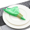 50 teile/los Servietten 30 cm Quadrat Satin Stoff Taschentuch Tischserviette Für Hochzeitsdekoration Party Event Home Supplies