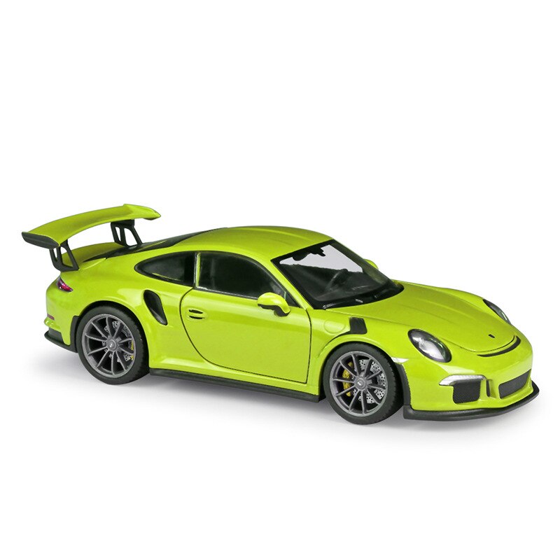 WELLY 1:24 Scale Diecast Simulator Car Porsche 911 GT3 RS Model Car Alloy Sports Car Metal Toy Racing Car Toy para niños Regalo