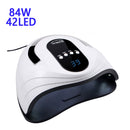 90/72W UV Lamp Led Nail Dryer With Sensor LCD Display 10/30/60/90 Timer For All Gels Polish Professional Manicure Nail lamp