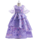 2-12Y Baby Mädchen Kleid Blumenkleid Mädchen Tutu Prinzessin Kleid Cosplay Kostüm Halloween Kleid Weihnachten Show Geburtstagsfeier Kleid