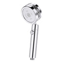 ZhangJi Bathroom Double Panel Shower Head Spiral Water Flow with One Key Stop  Turbocharged Propeller Driven Water Saving Shower
