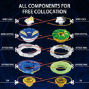 Infinity Nado 5 Deluxe Advanced Series Non Stop Battle Set Metallkreisel Kreisel mit magnetischem Launcher Anime Kid Toy