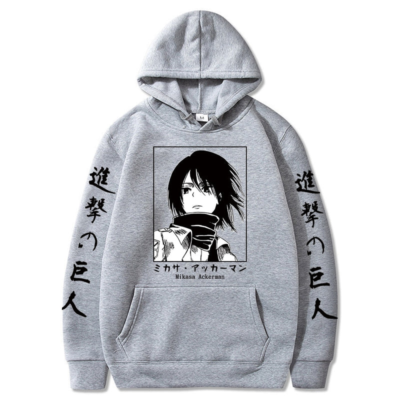 Attack on Titan Hoodie Anime Printed Sweatshirt Casual Hoodie Clothes Harajuku