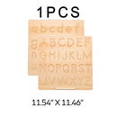Montessori Tracing Board Holzspielzeug für Mädchen Jungen Doppelseitige Groß- und Kleinbuchstaben Nummer Lernspiel Spielzeugprodukt