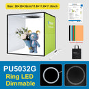 PULUZ Lightbox 20cm 25cm 30cm 40cm Light box Mini Photo Studio Box Photography Light Studio Shooting Tent Box Kit&amp;6 Backdrops