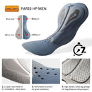 Pantalones cortos de Ciclismo RION para hombre, pantalones cortos con pechera Masculina, cojín de interfaz elástica, pantalones cortos acolchados de larga distancia para MTB, mallas ajustadas