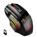 Wiederaufladbare kabellose Maus Bluetooth Gamer Gaming Maus Computer Ergonomische Mause mit Hintergrundbeleuchtung RGB Silent Mäuse für Laptop PC