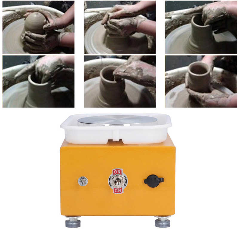 10CM Pottery Wheel Machine Handle Ceramic Shaping Tool Miniature Ceramic Wheel for Clay Forming Ceramic Clay Working Pottery Kit