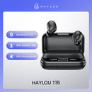 TWS auriculares Haylou T15 2200mAh auriculares bluetooth Auriculares inalámbricos para xiaomai smartphone auriculares inalámbricos