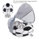 Mambobaby Baby Float Schwimmring mit Dach Infant Waist Floater Nicht aufblasbare Boje Strand Pool Zubehör Spielzeug Schwimmtrainer