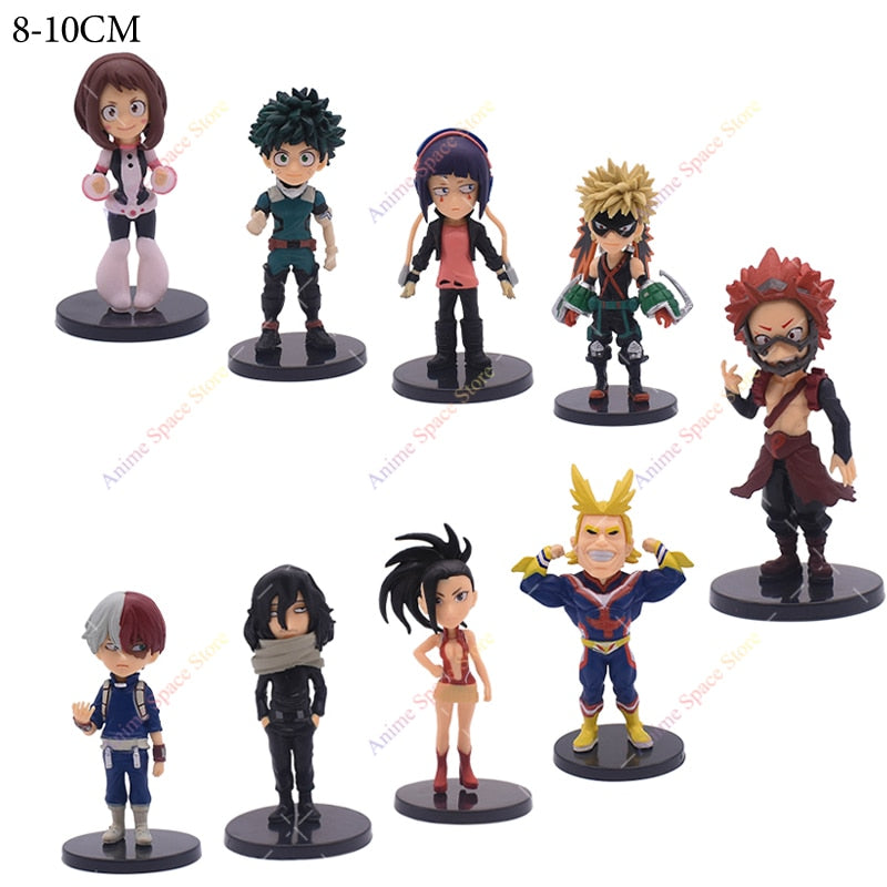 16-24 cm Anime Cartoon Figur My Hero Academia Izuku Midoriya Shouto Todorok Bakugou Cross my body PVC Action Amazing Hero Toys