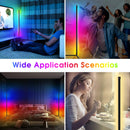 Leclstar Modern LED Floor Lamps RGB Lamp Indoor Lighting Atmospheric Bluetooth Remote Control Stand Light Home Living Room Decor