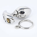 Schwere Anusperlen ASSLOCK Edelstahl-Analplug mit Verschluss, der den Arsch erweitert, Asslock Butt Plug Big Buttplug Ass Trainer Buttplug