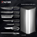 XITUO Kitchen Chef Set 4-8PCS Set Messer Edelstahl Messerhalter Santoku Utility Cut Cleaver Brot Schälmesser Schere