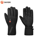 Heated Gloves For Men Women 7.4V 2200mAh Rechargeable Battery Winter Gloves Waterproof Skiing Gloves For Motorcycle