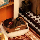 Cutebee DIY DollHouse Kit Casas de muñecas de madera Forest Teashop con muebles Kit Juguetes para niños Regalo de Navidad