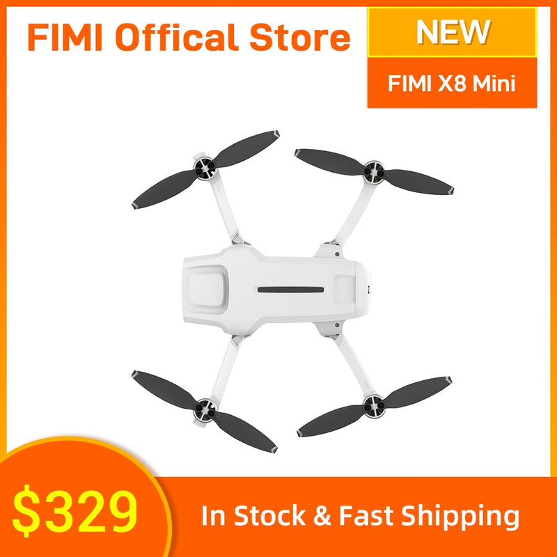 FIMI X8 Mini-Drohne mit Kamera 4k ferngesteuerter Hubschrauber 3-Achsen-Gimbal 249g-Drohne GPS-Hubschraubersteuerung Remoto Mini-Drohne