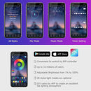 NLpearl APP Car Interior Umgebungslicht Neon LED Streifen Fußlicht mit USB Wireless Remote Music Auto Atmosphere Dekorative Lampe